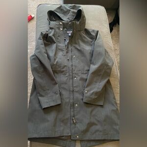Women’s, M a Kirkland, waterproof trench coat.